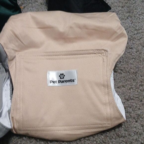 Pet Parents Premium Washable Dog Diapers ( set of 3) & extender Sz L NEW - Picture 3 of 9